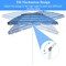 Costway 8 FT Beach Umbrella Outdoor Tilt Sunshade Sand Anchor W/Carry Bag